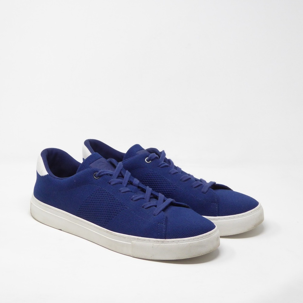 Greats Mens Sneakers Blue Royale Knit Low Top Lace Up Size 10.5